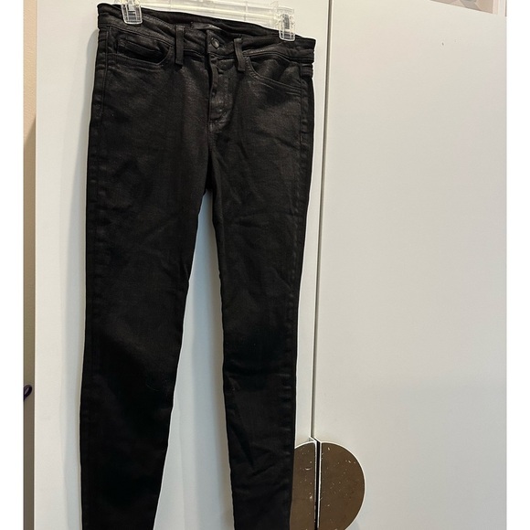 Joe's Jeans The Hi Honey High Rise Skinny Ankle Black Wash Denim - Picture 5 of 8